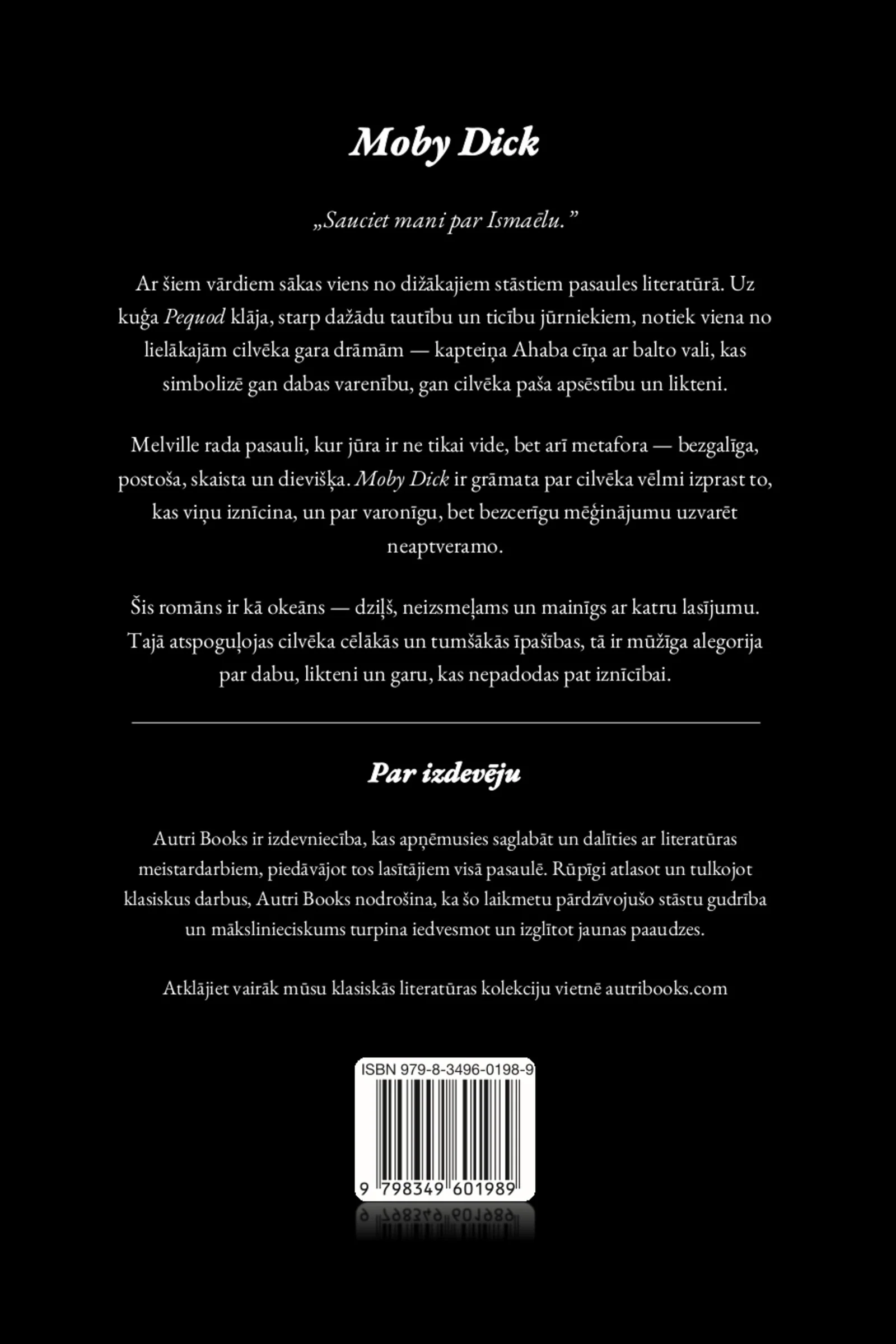 Moby-Dick (Latvian Edition) - Image 2